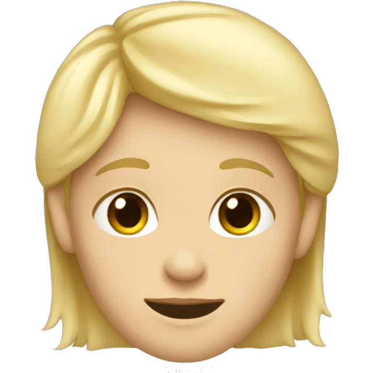 blonde haired kid  emoji