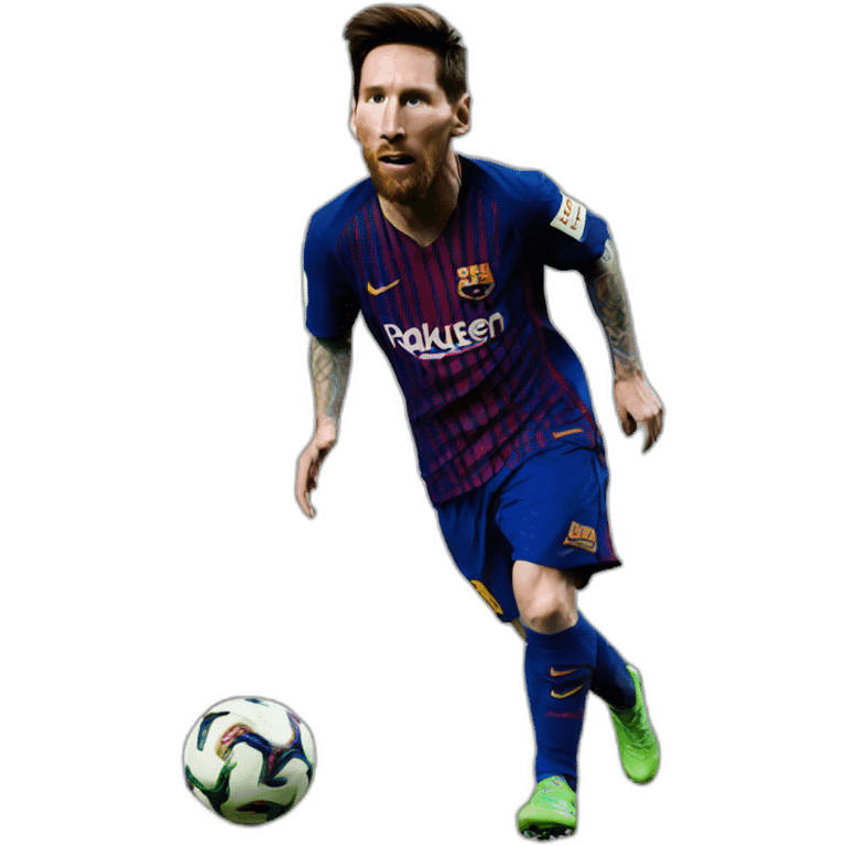 Messi goofy emoji