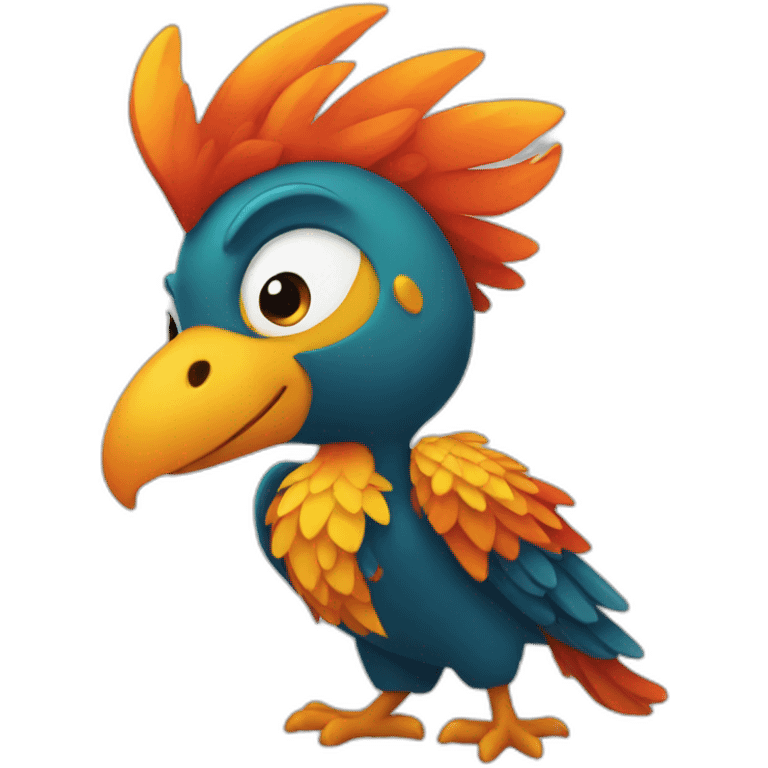 Cute Phoenix emoji