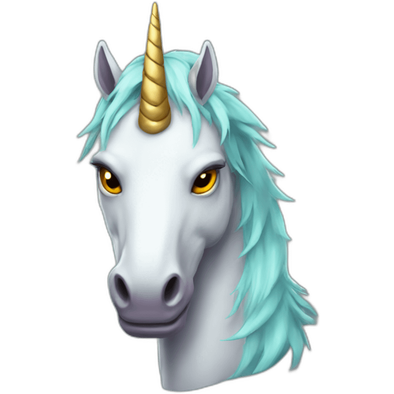 undead unicorn emoji