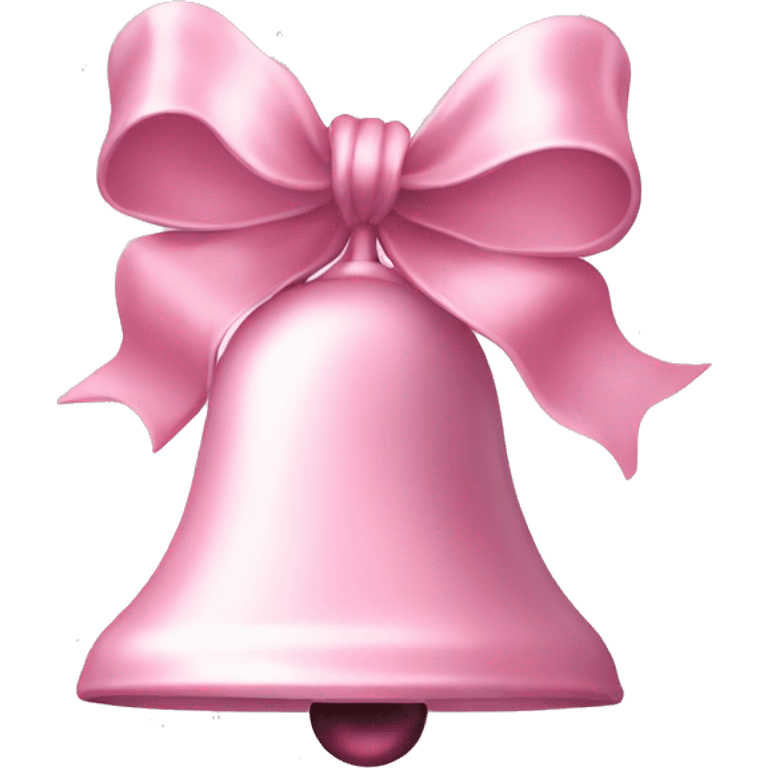 Light pink Christmas bells  emoji