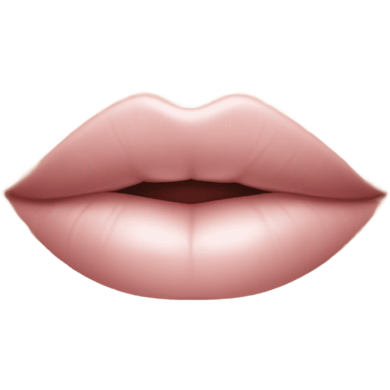 Perfect lips kiss emoji