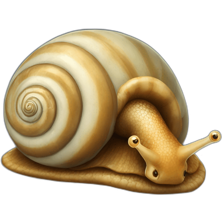 snail tent emoji