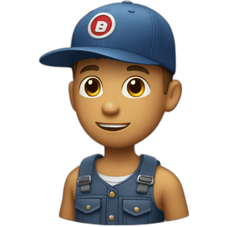 Cap boy emoji