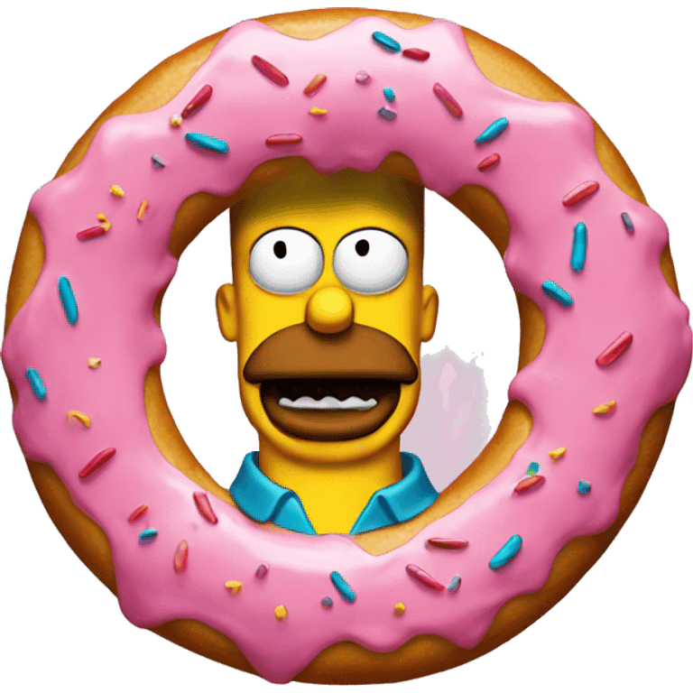 Simpsons donut emoji