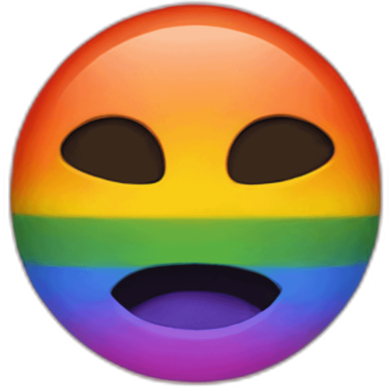 Gay pride emoji