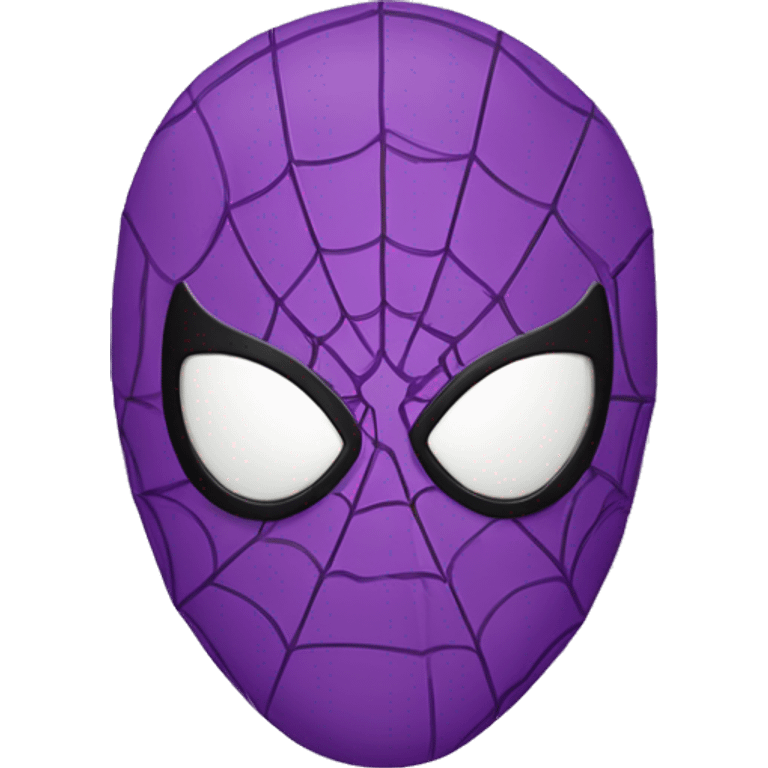 Purple spider man emoji