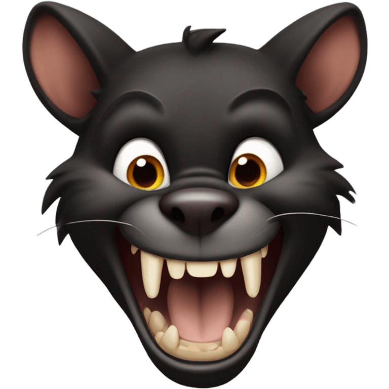 Denis Morton as the Tasmanian devil emoji