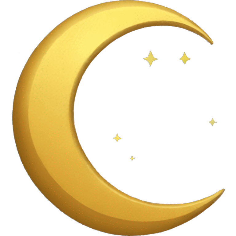 golden crescent emoji