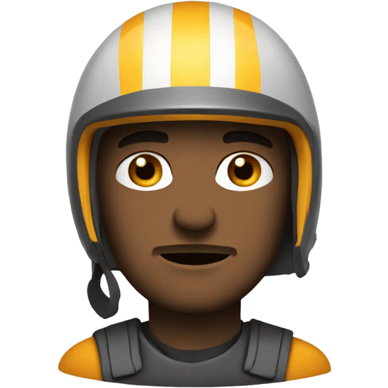 the man in the helmet emoji