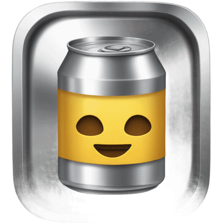 lata de metal con alcohol solido emoji