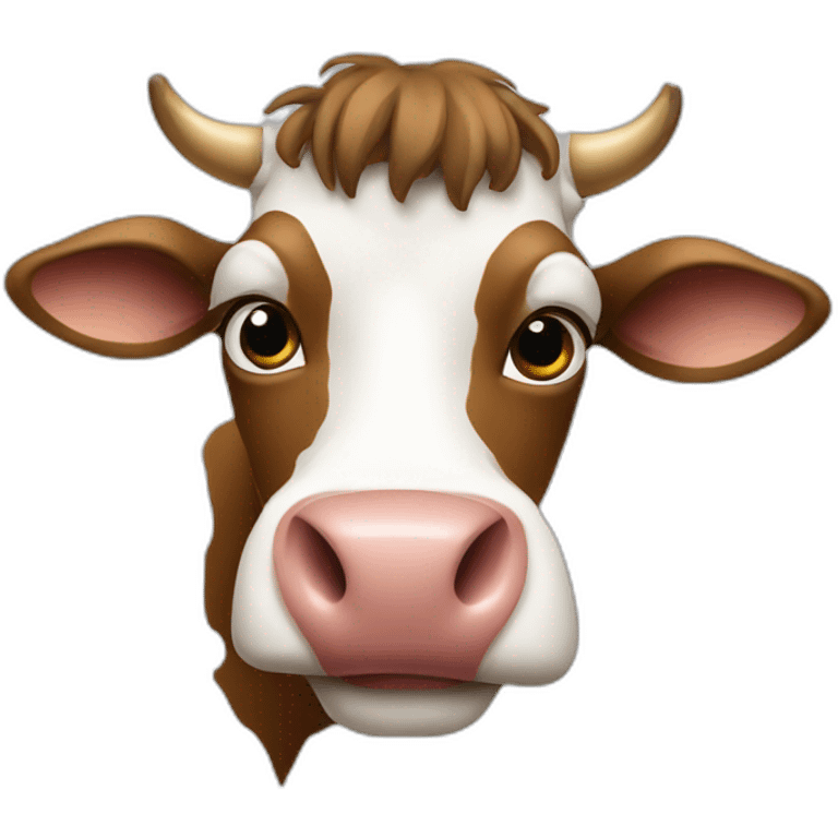 vache qui mange emoji