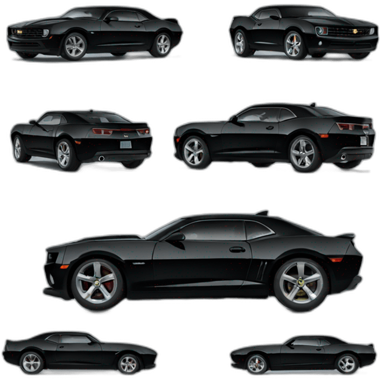 black camaro emoji