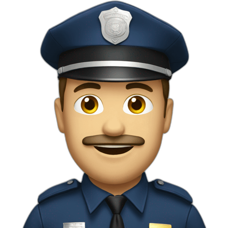 Cops French emoji