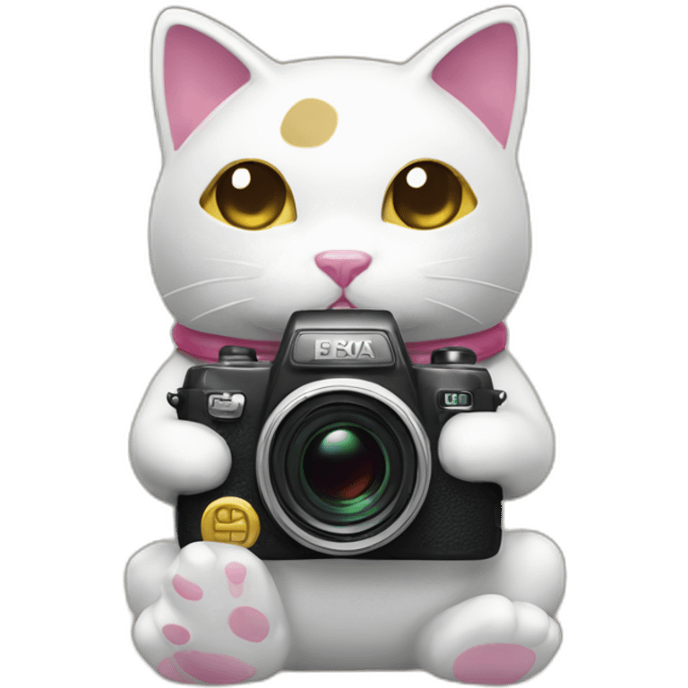 shiny-maneki-neko-with-camera emoji