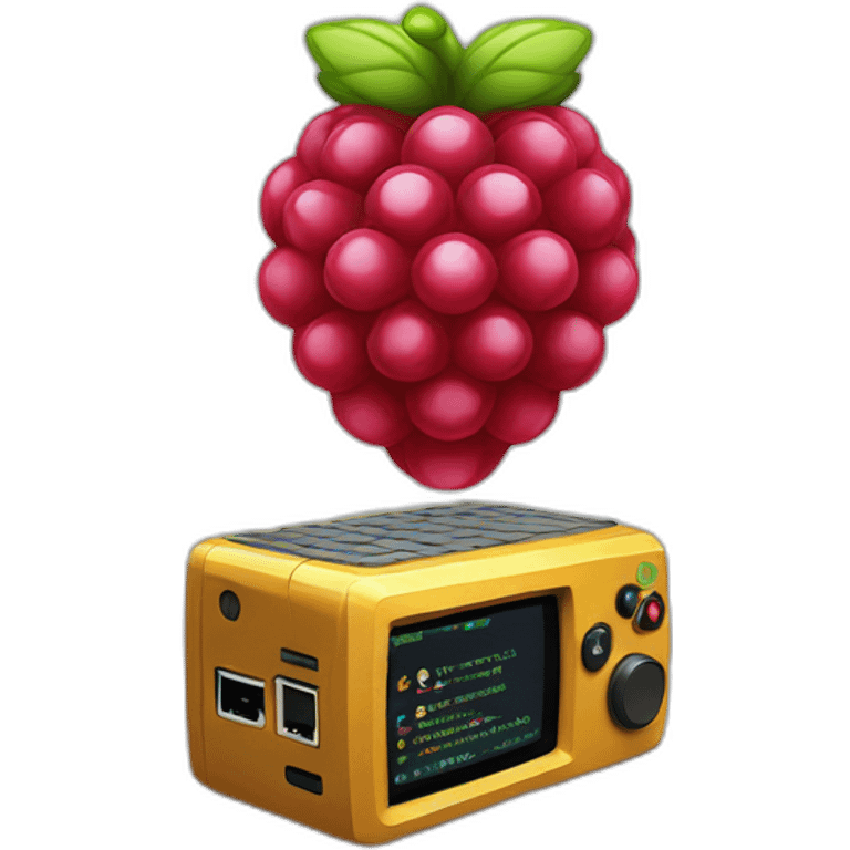 Raspberry pi 4 emoji