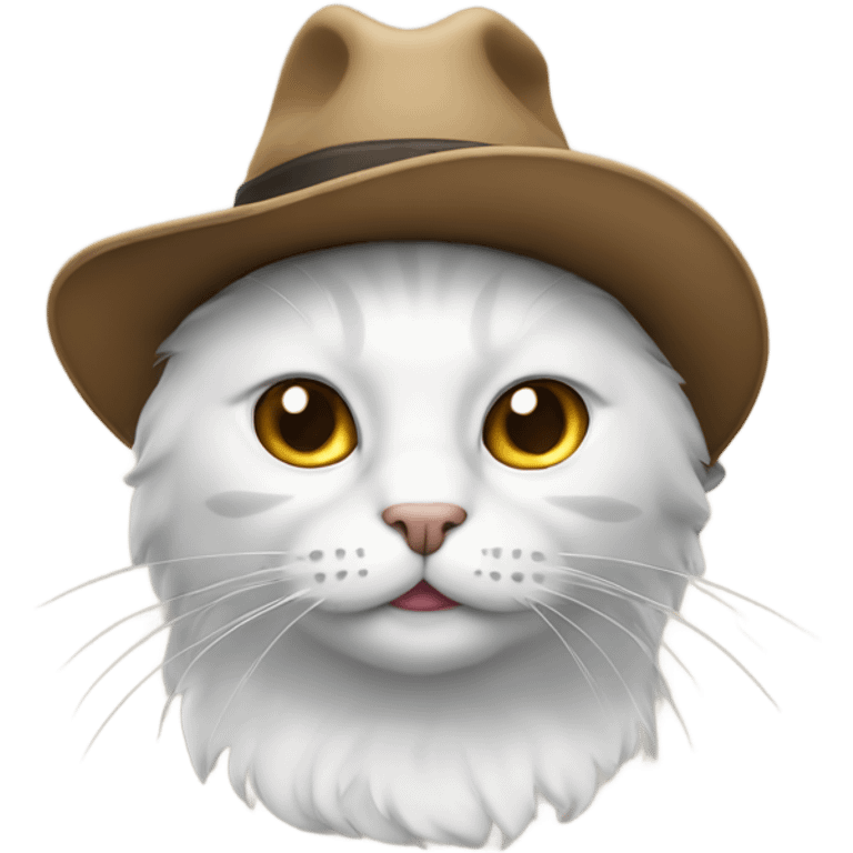 Cat with a hat emoji