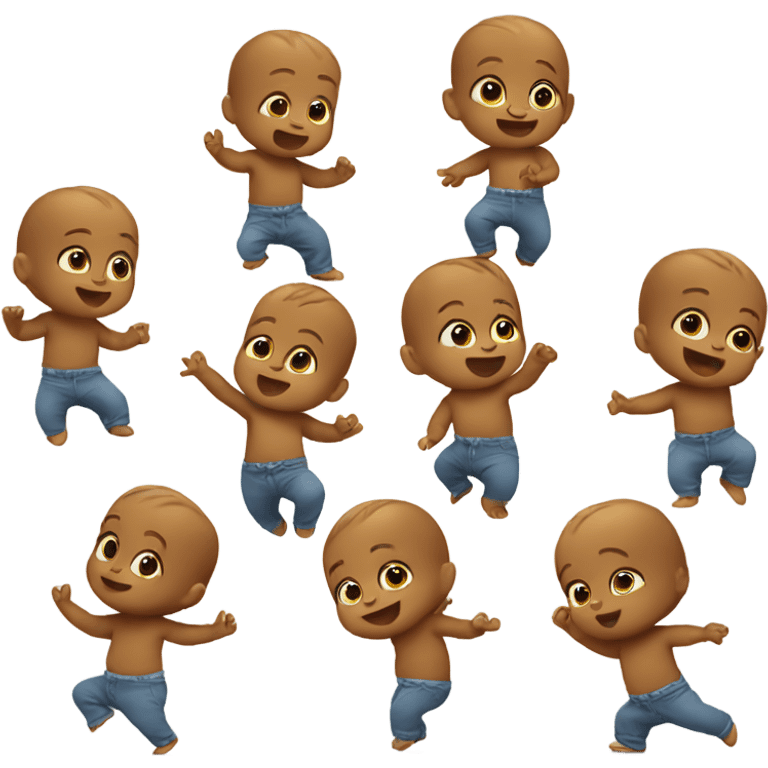 Baby dancing emoji