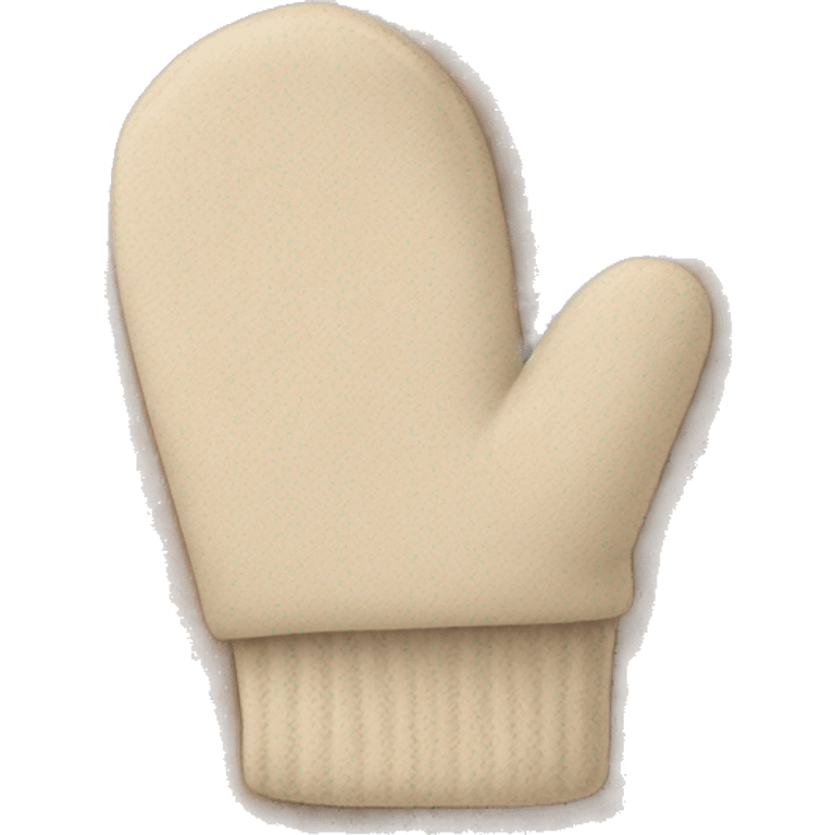 Beige mittens emoji