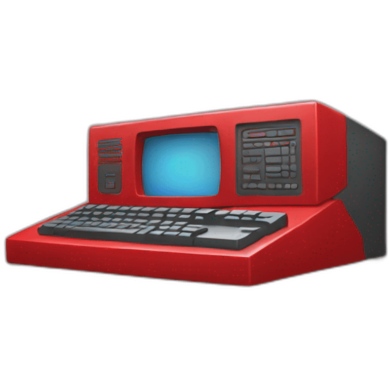 Red Computer emoji