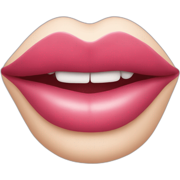 lips uau emoji