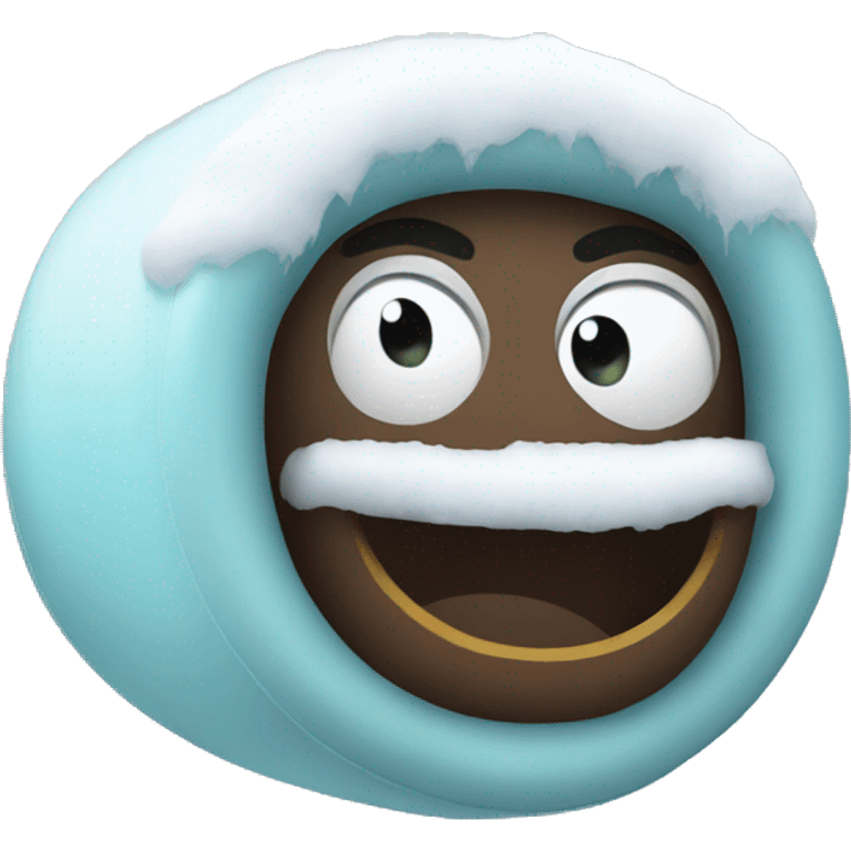 Snow tube emoji