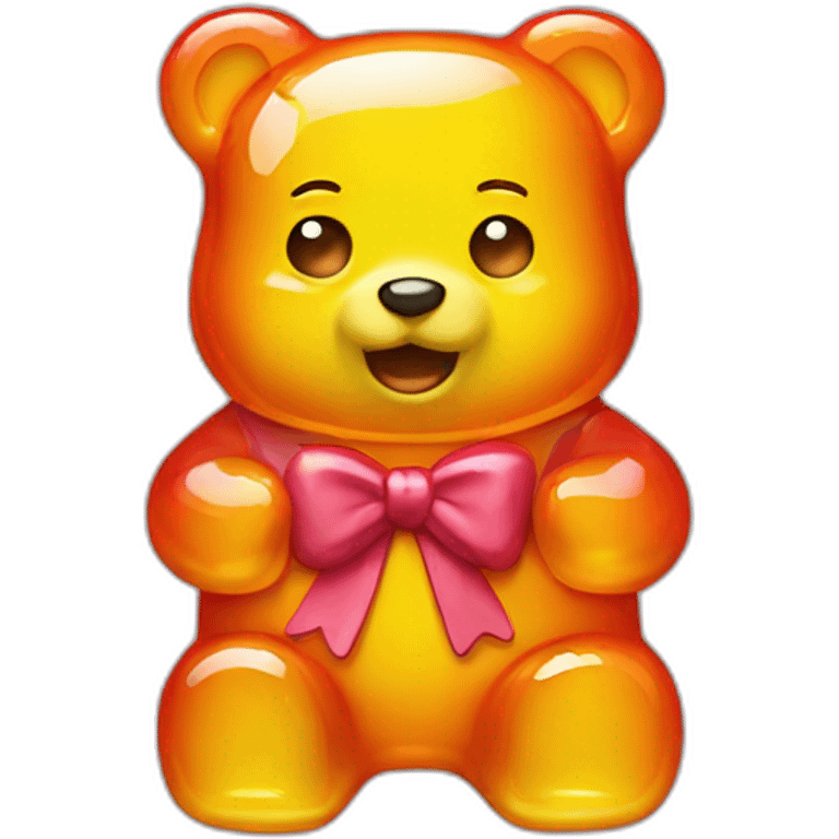 gummy bear transparent emoji