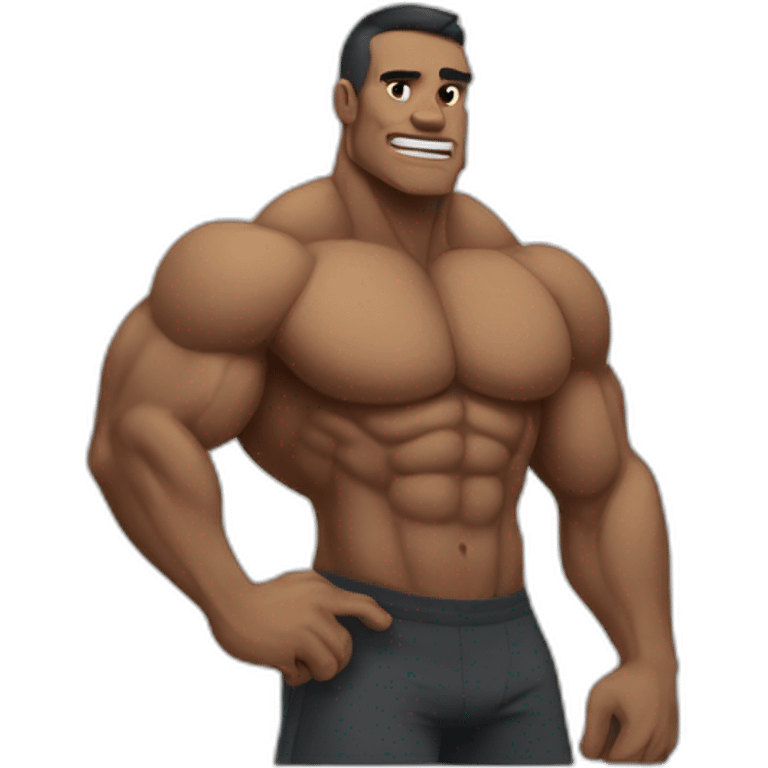 Bodybuilder komodo emoji