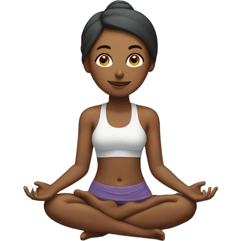 Yoga Woman with monetary status  emoji