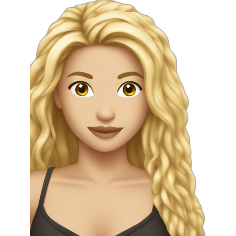 shakira with pike emoji