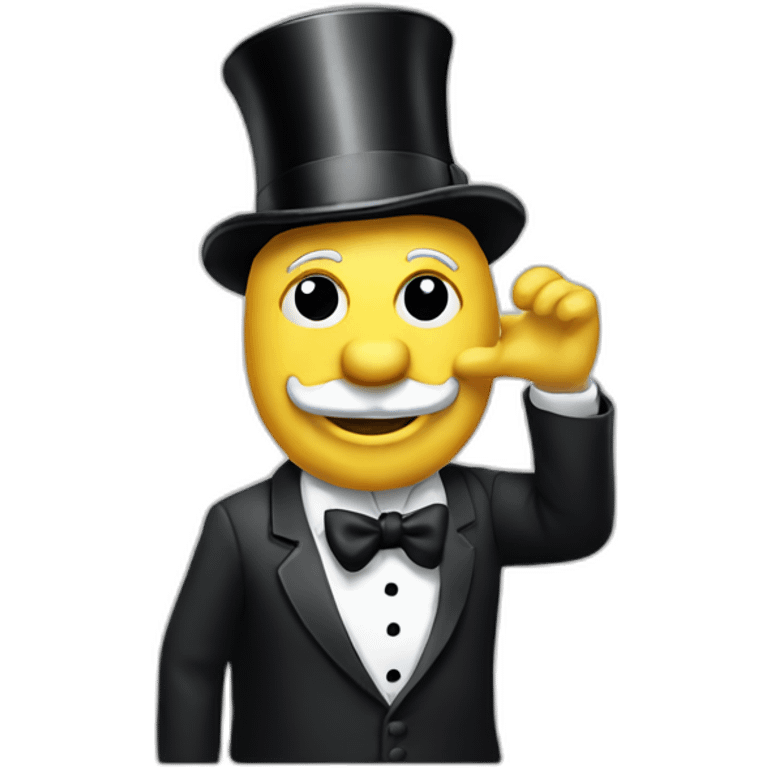 Monopoly man emoji