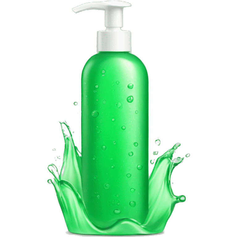 green shower gel emoji