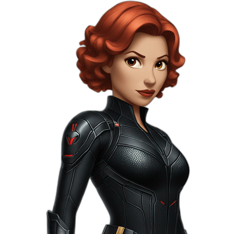 black widow avengers emoji