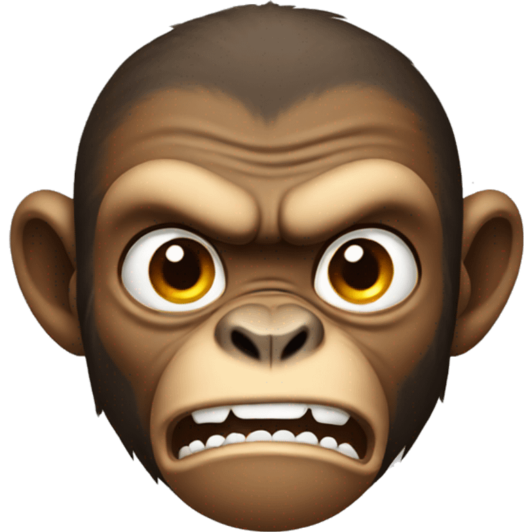 angry monkey emoji