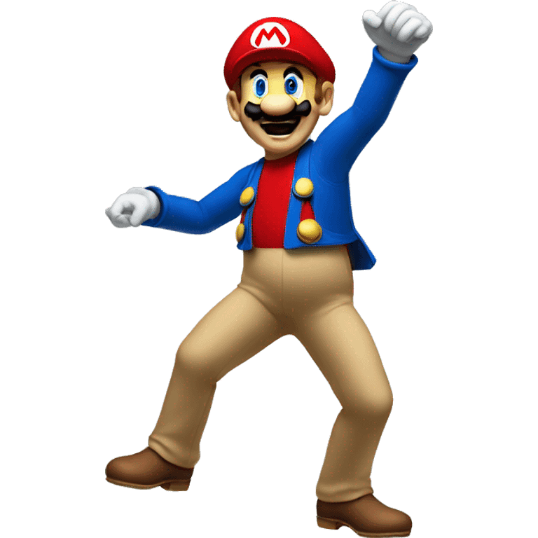  Super Mario dancing emoji