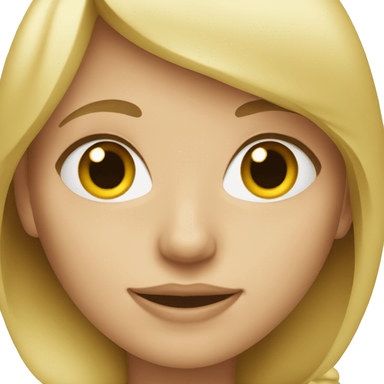 Blonde girl emoji