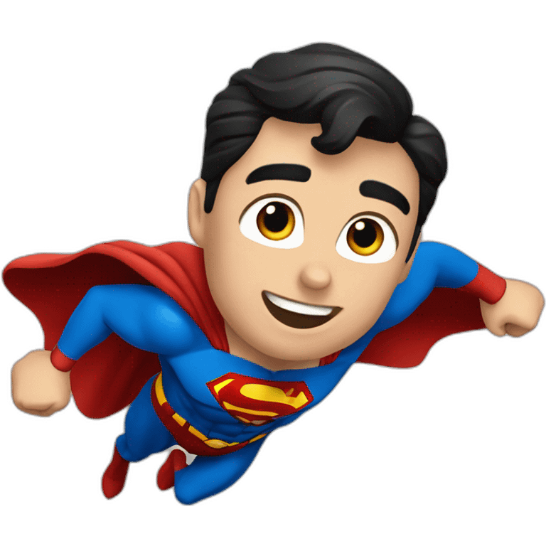 Superman volando emoji