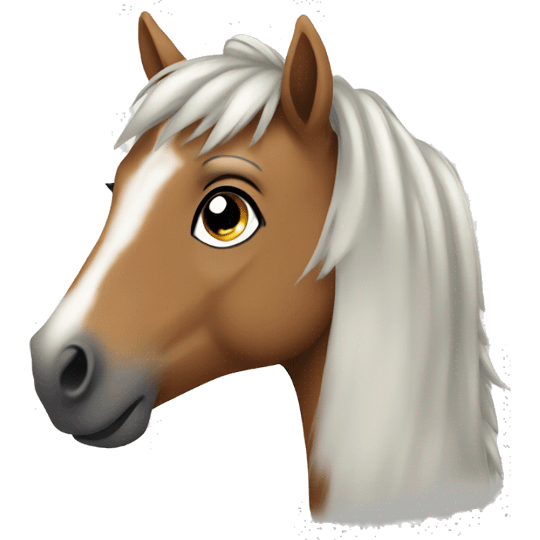 Cute horse  emoji