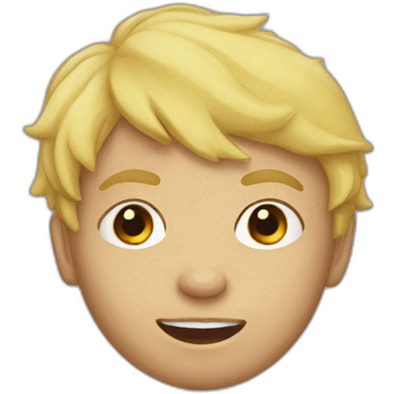 Blonde boy t rex emoji