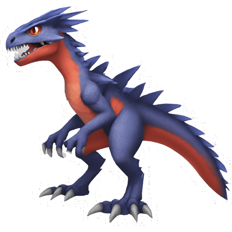  Cool Edgy Digimon-Fakemon-Guilmon-Velociraptor-Dragon full body emoji