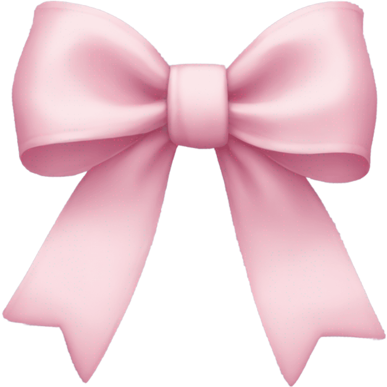 light pink bow emoji