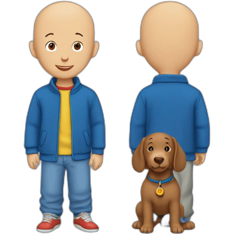 Caillou emoji