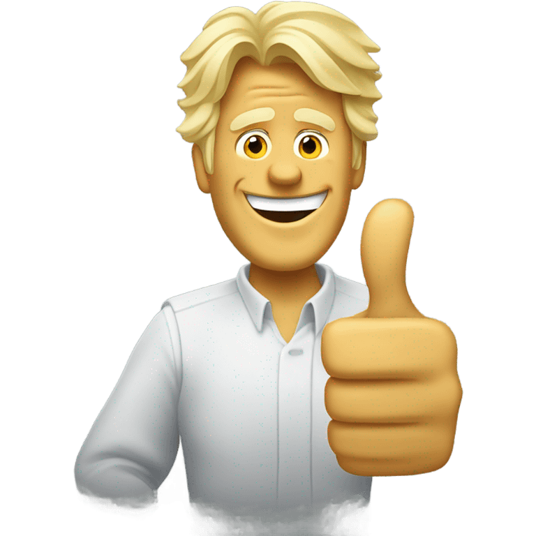 Gary Busey giving the thumbs up emoji