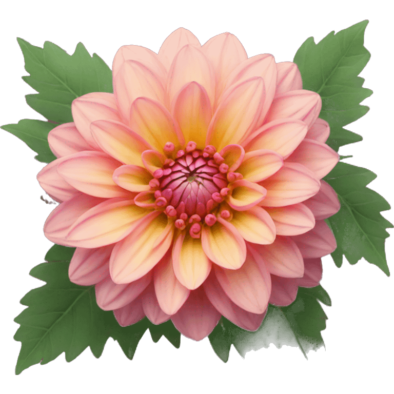 Dahlia flower emoji