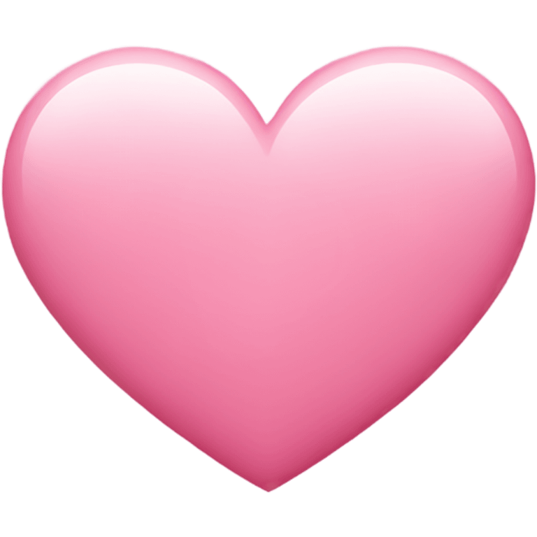 Pink heart emoji