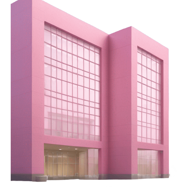 pink central bank building emoji