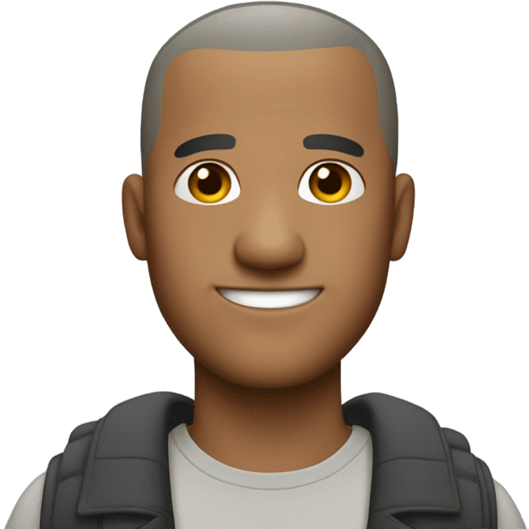 Dad having buzz cut emoji