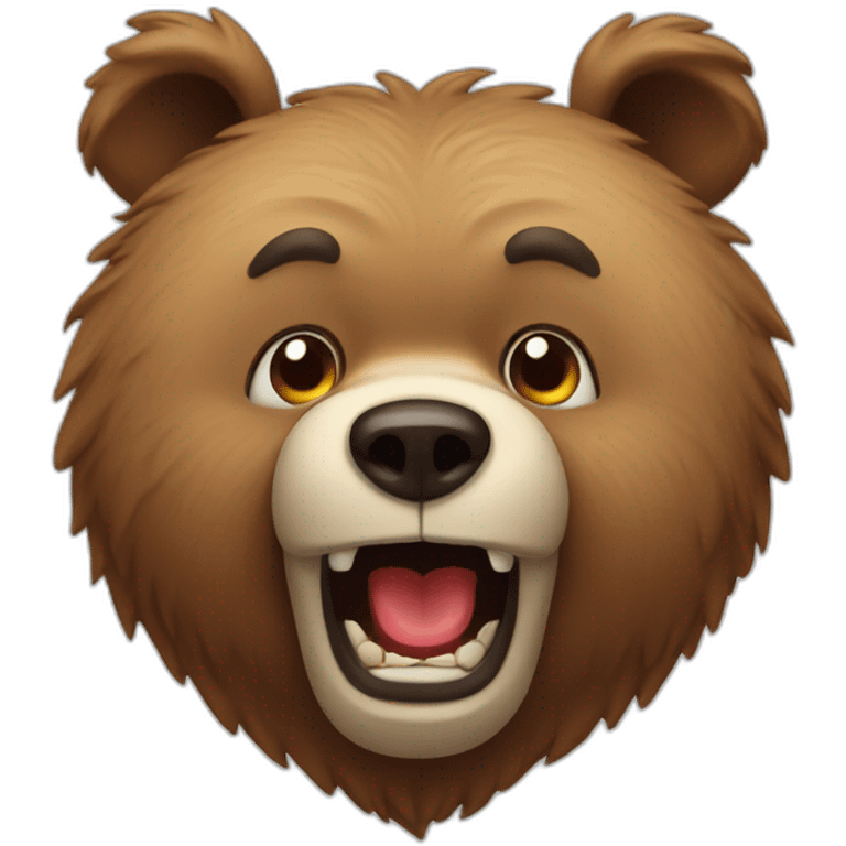 hangry bear emoji