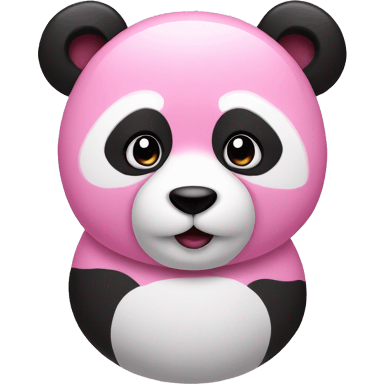 Pink panda emoji