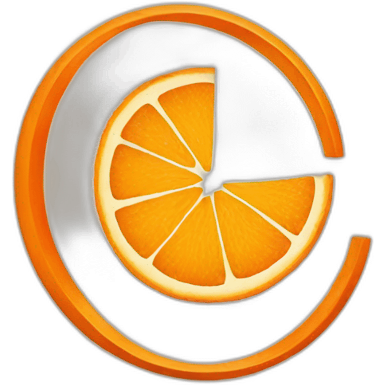 Clockwise orange emoji